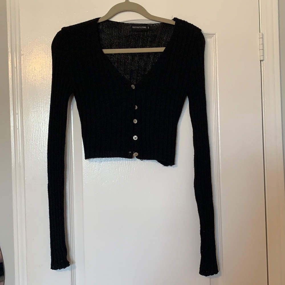 Pretty little thing black cardigan